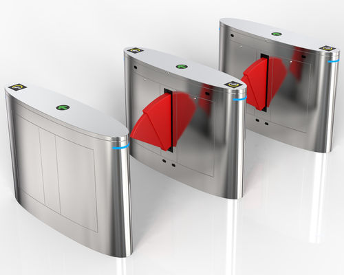 Glas Swing Barrier Gate Turntile Button IC RFID Card Control Mode