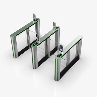 Roestvrij staal 304 Swing Turnstile Gates 30-40 personen/min Barrier 100W Power