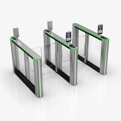Roestvrij staal 304 Swing Turnstile Gates 30-40 personen/min Barrier 100W Power