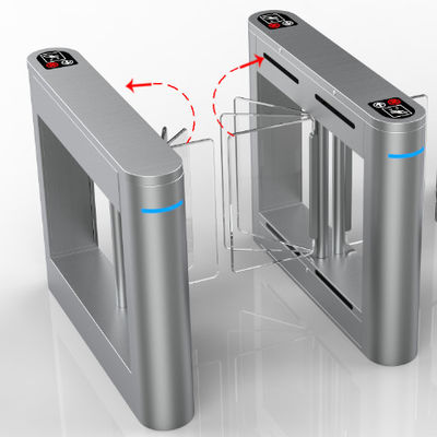 IP54 Swing Gate van roestvrij staal met 600 mm passage RS485/TCP/IP interface